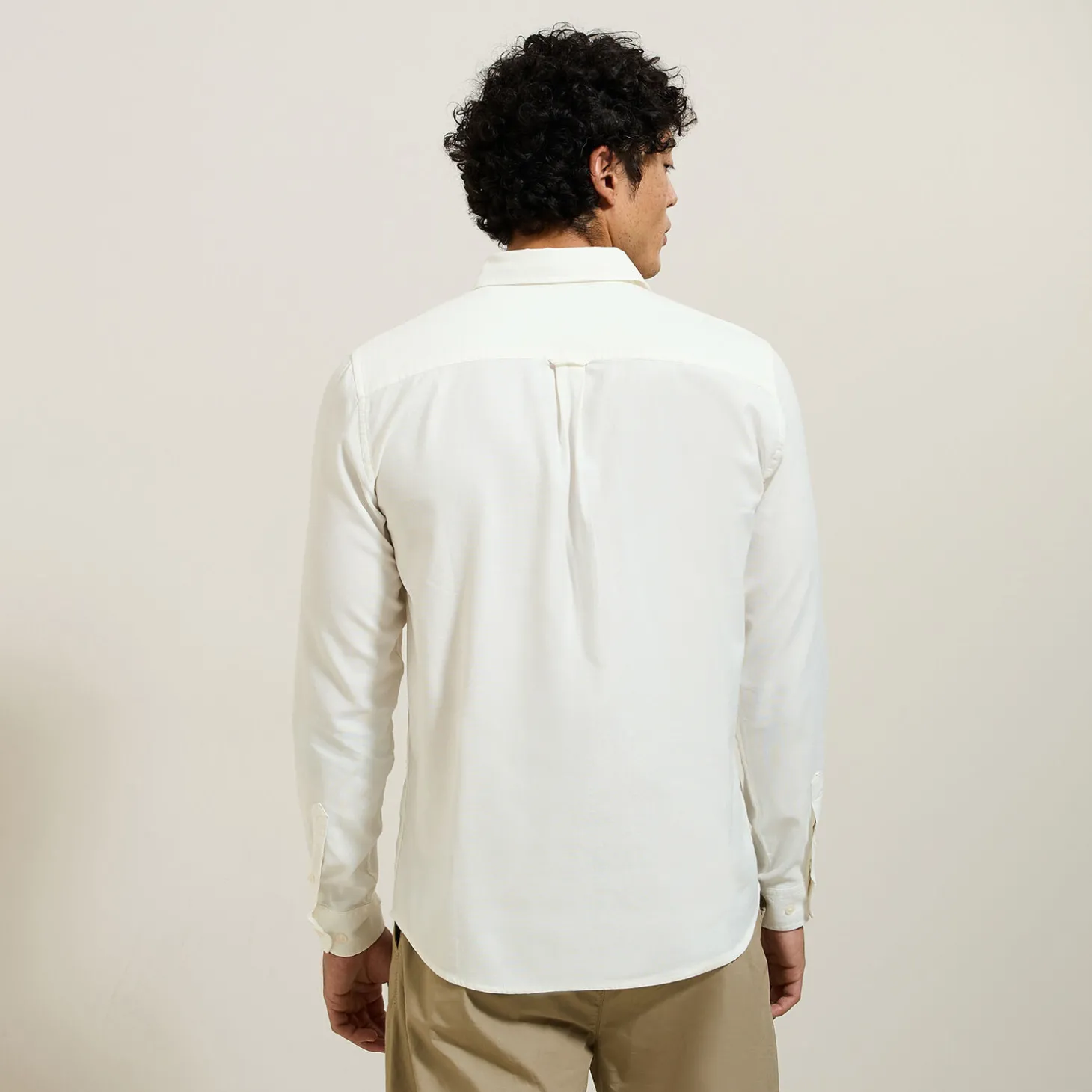 Best Effen overhemd in piquékatoen Overhemd