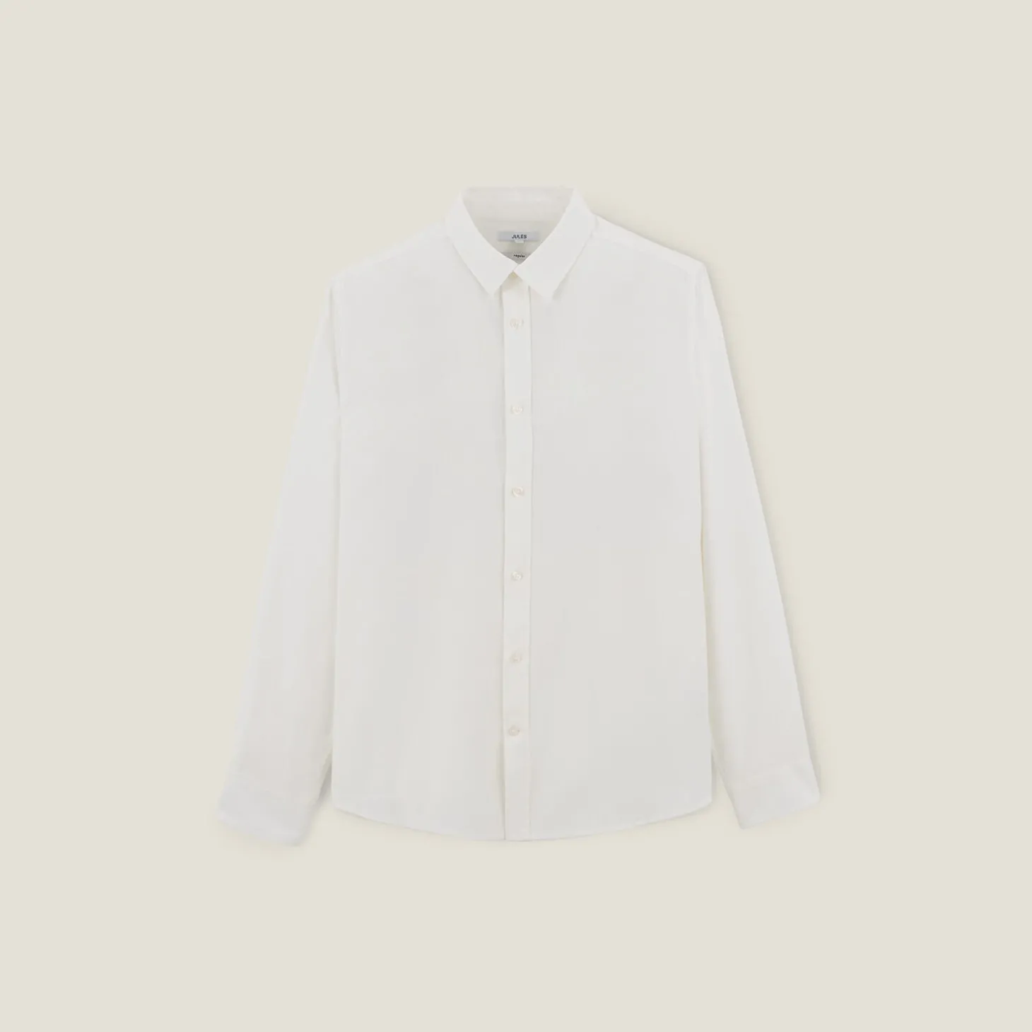 Best Effen overhemd in piquékatoen Overhemd