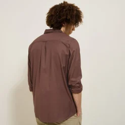 Cheap Effen overhemd in piquékatoen Overhemd