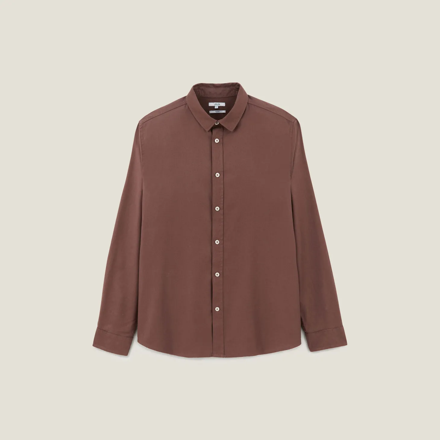 Cheap Effen overhemd in piquékatoen Overhemd