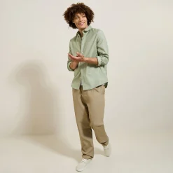 Hot Effen overhemd in piquékatoen Overhemd