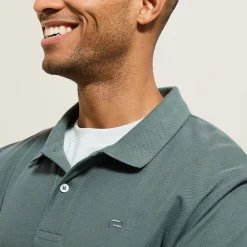 Store Effen polo in piquékatoen, met lange mouwen Polo