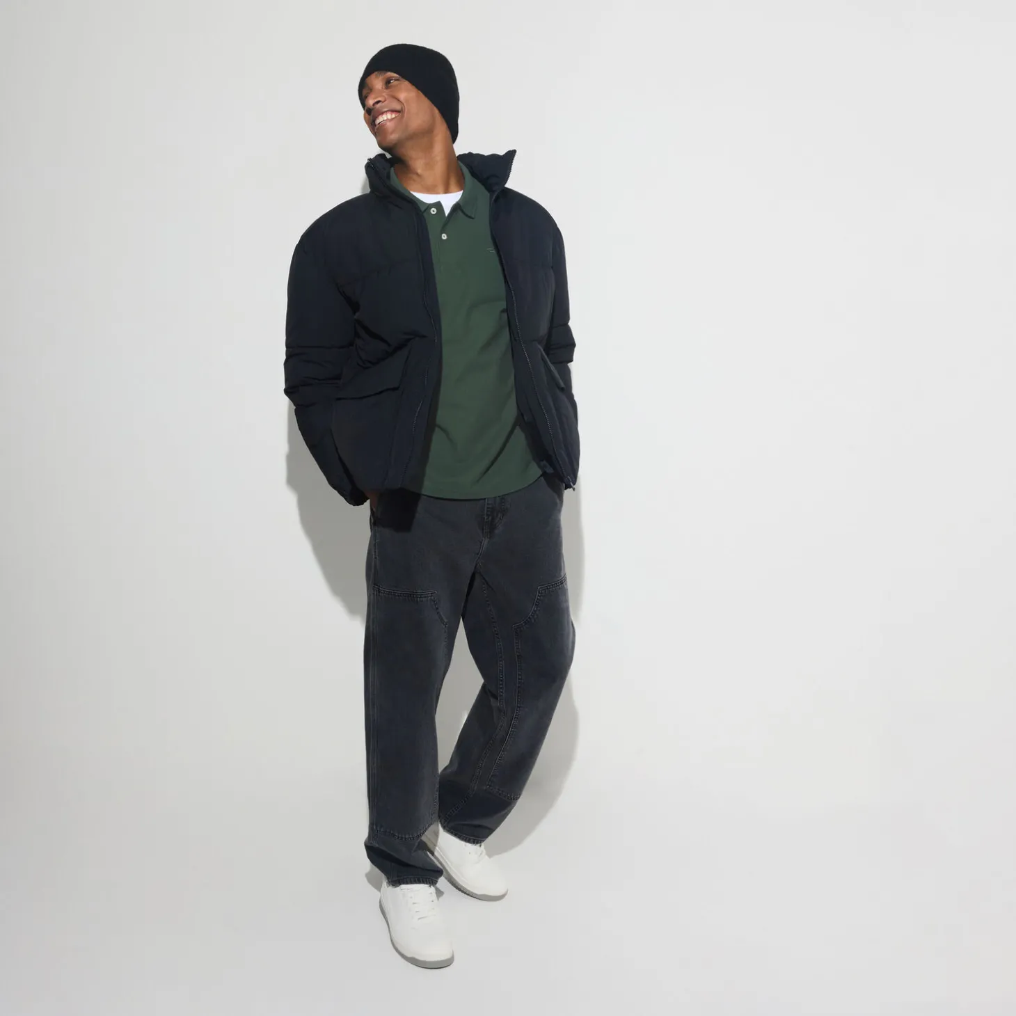 Flash Sale Effen polo in piquékatoen, met lange mouwen Polo