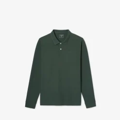 Flash Sale Effen polo in piquékatoen, met lange mouwen Polo