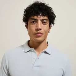 Best Sale Effen polo in piquékatoen, met lange mouwen Polo