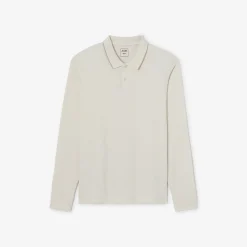 Hot Effen polo in piquékatoen, met lange mouwen Polo