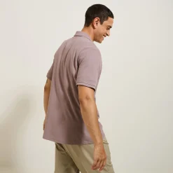 Hot Effen polo in piquékatoen met korte mouwen Polo