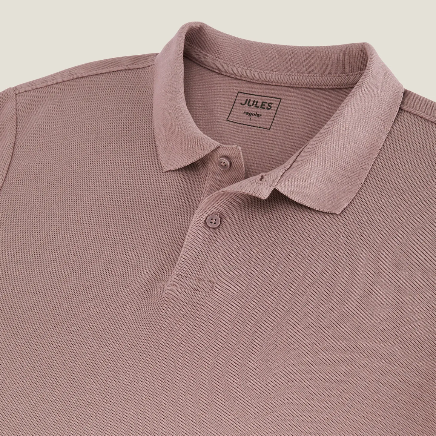 Hot Effen polo in piquékatoen met korte mouwen Polo