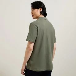 Hot Effen polo in piquékatoen met korte mouwen Polo