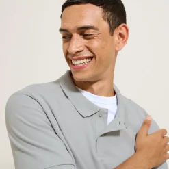 Fashion Effen polo in piquékatoen met korte mouwen Polo