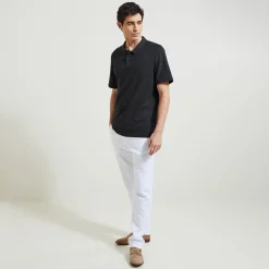 Fashion Effen polo in piquékatoen met korte mouwen Polo