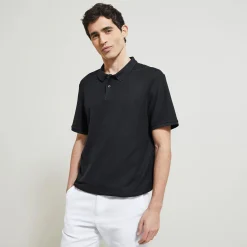 Fashion Effen polo in piquékatoen met korte mouwen Polo