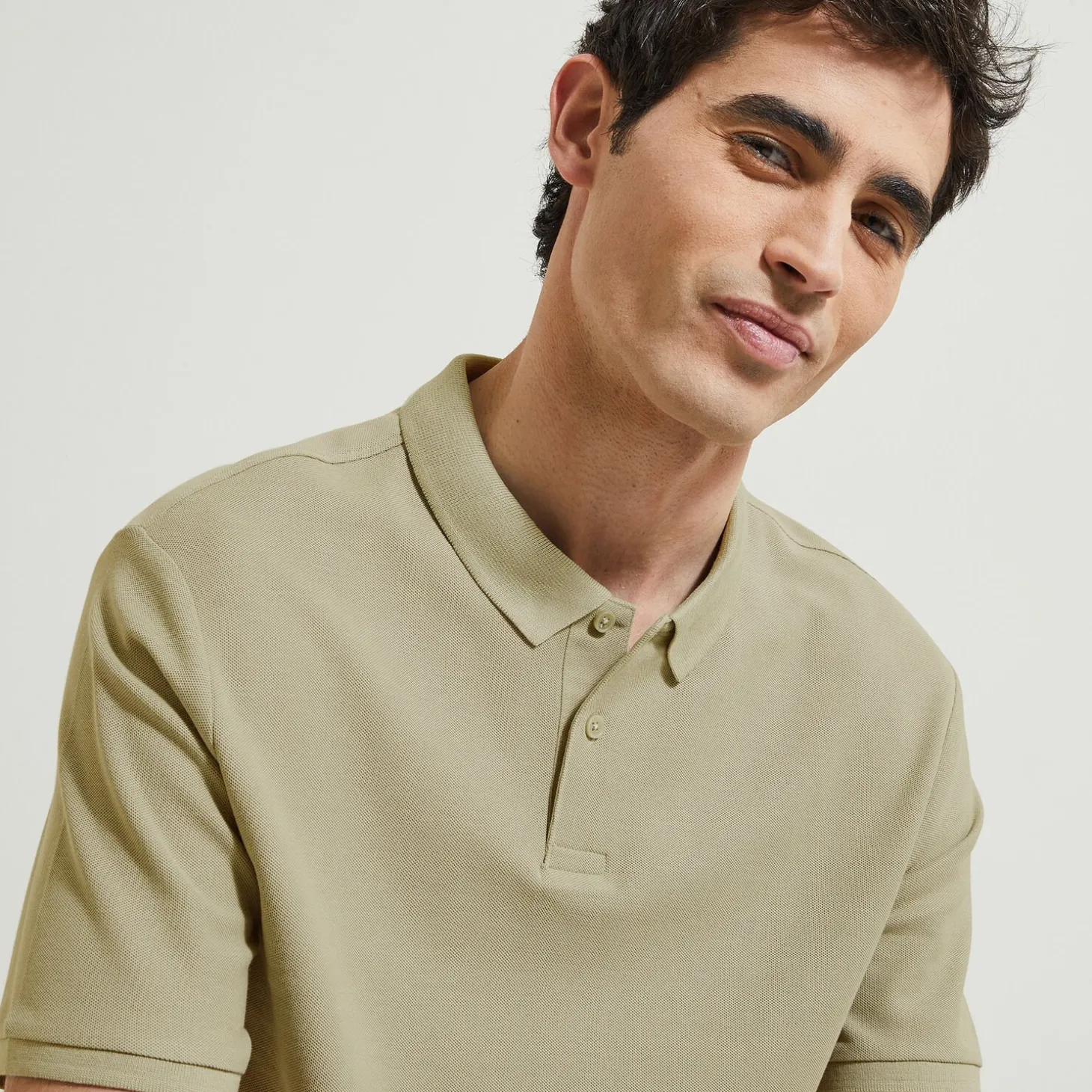 Best Effen polo in piquékatoen met korte mouwen Polo