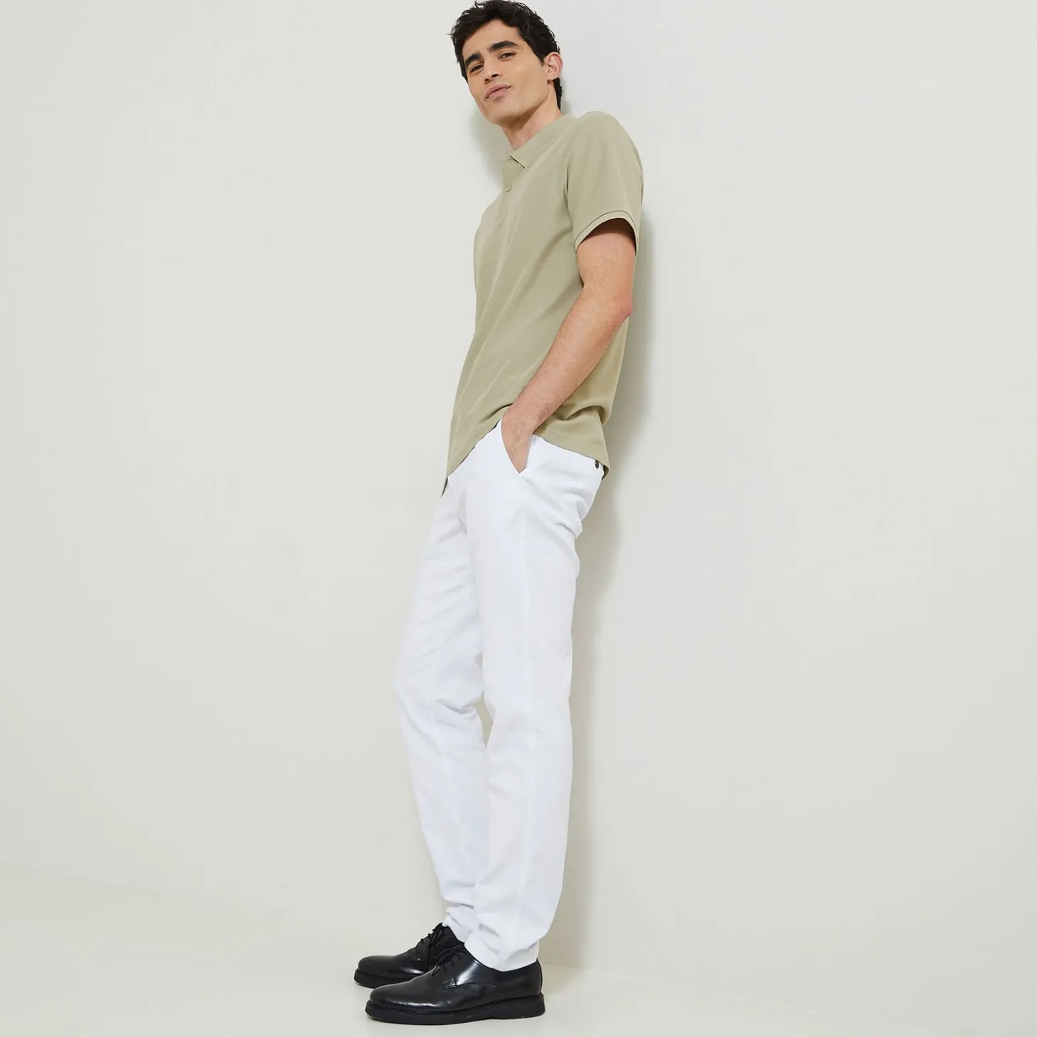 Best Effen polo in piquékatoen met korte mouwen Polo