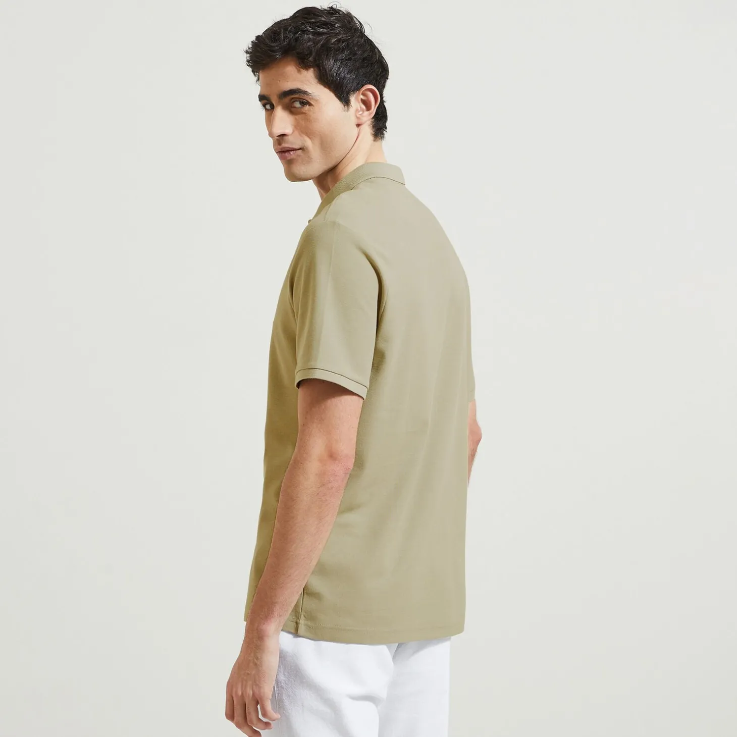 Best Effen polo in piquékatoen met korte mouwen Polo