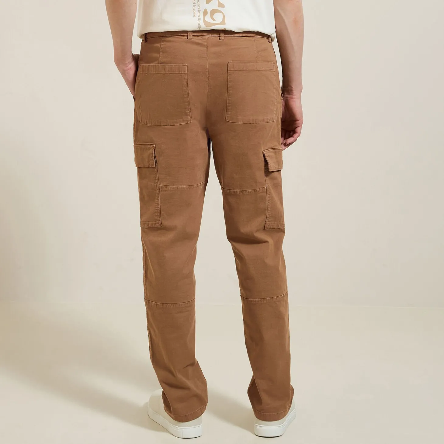 Best Effen, rechte cargobroek Cargo Broek|Broek Chino