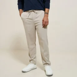 Fashion Effen relaxed broek Broek