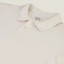 New Effen relaxed polo met korte mouwen in textuurstof Polo