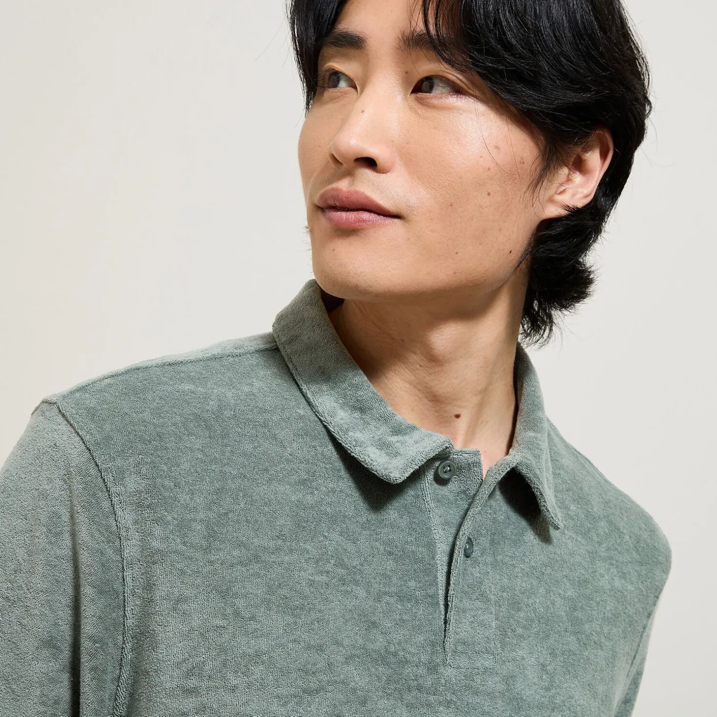 Store Effen relaxed polo met korte mouwen in badstof Polo