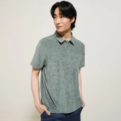 Store Effen relaxed polo met korte mouwen in badstof Polo