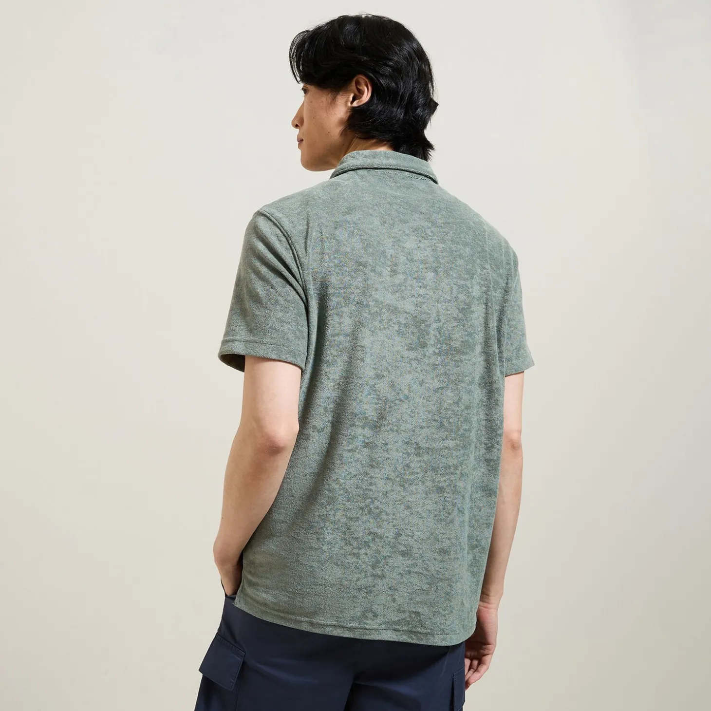 Store Effen relaxed polo met korte mouwen in badstof Polo