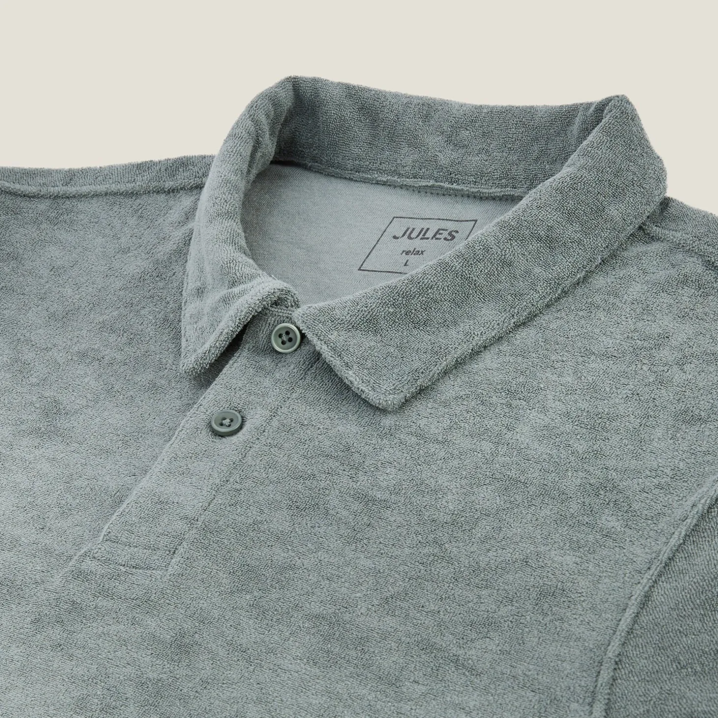 Store Effen relaxed polo met korte mouwen in badstof Polo