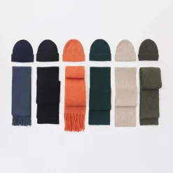 Shop Effen sjaal in tricot Sjaal, Muts & Handschoenen