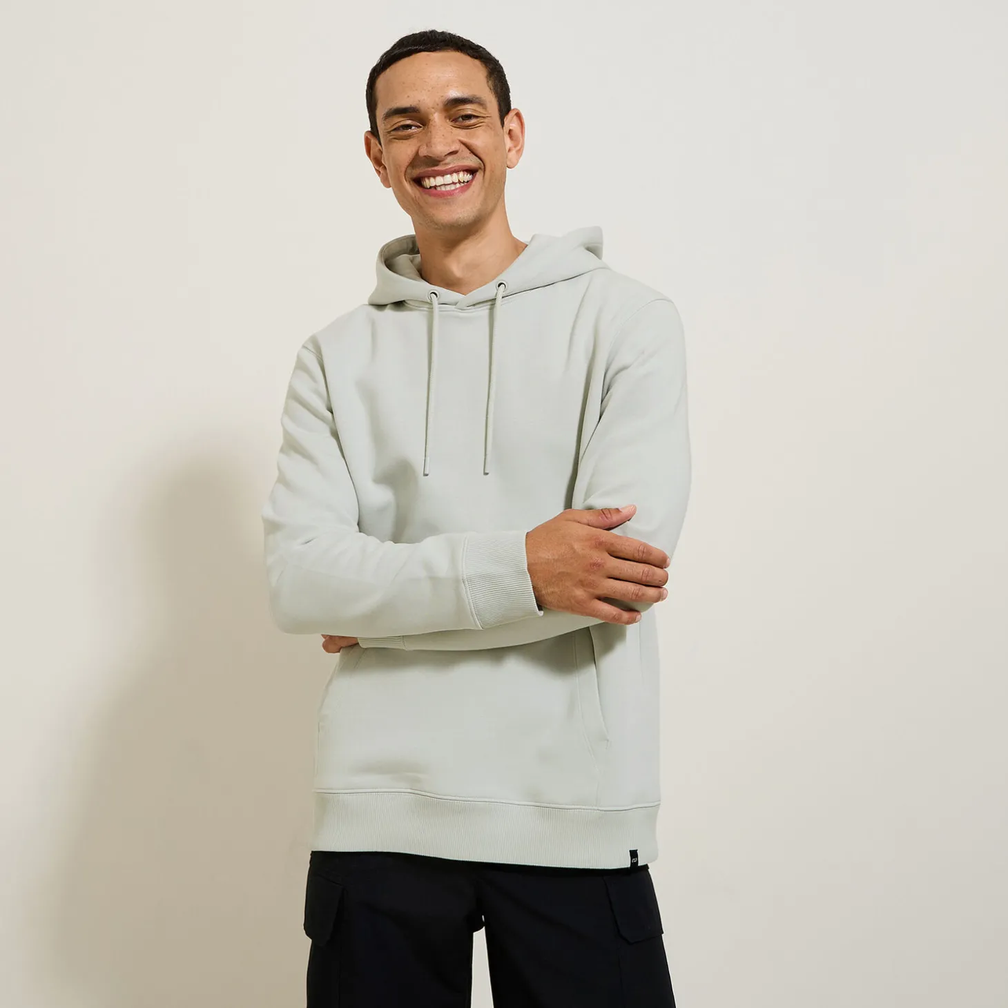 Cheap Effen sweater met kap Sweater