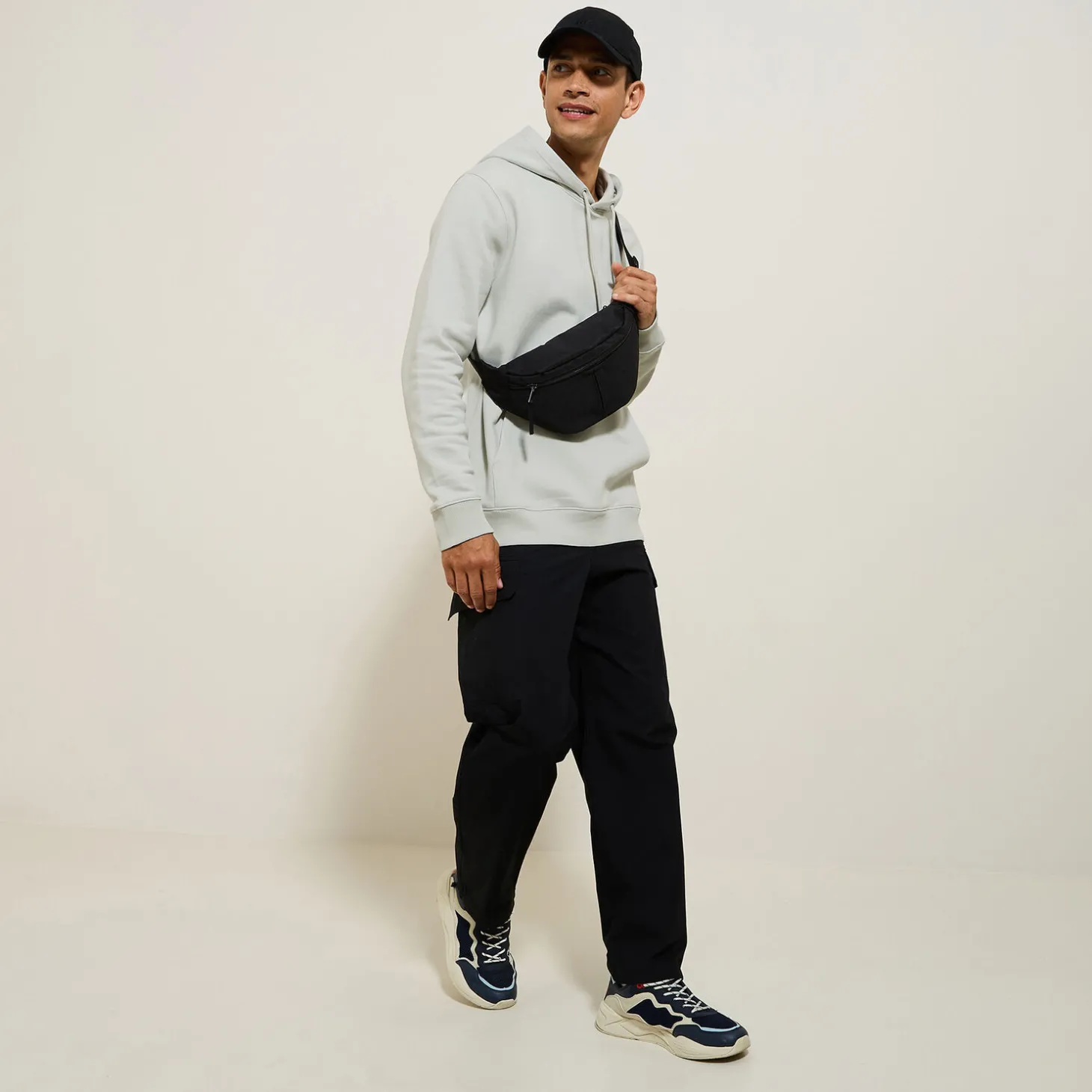 Cheap Effen sweater met kap Sweater