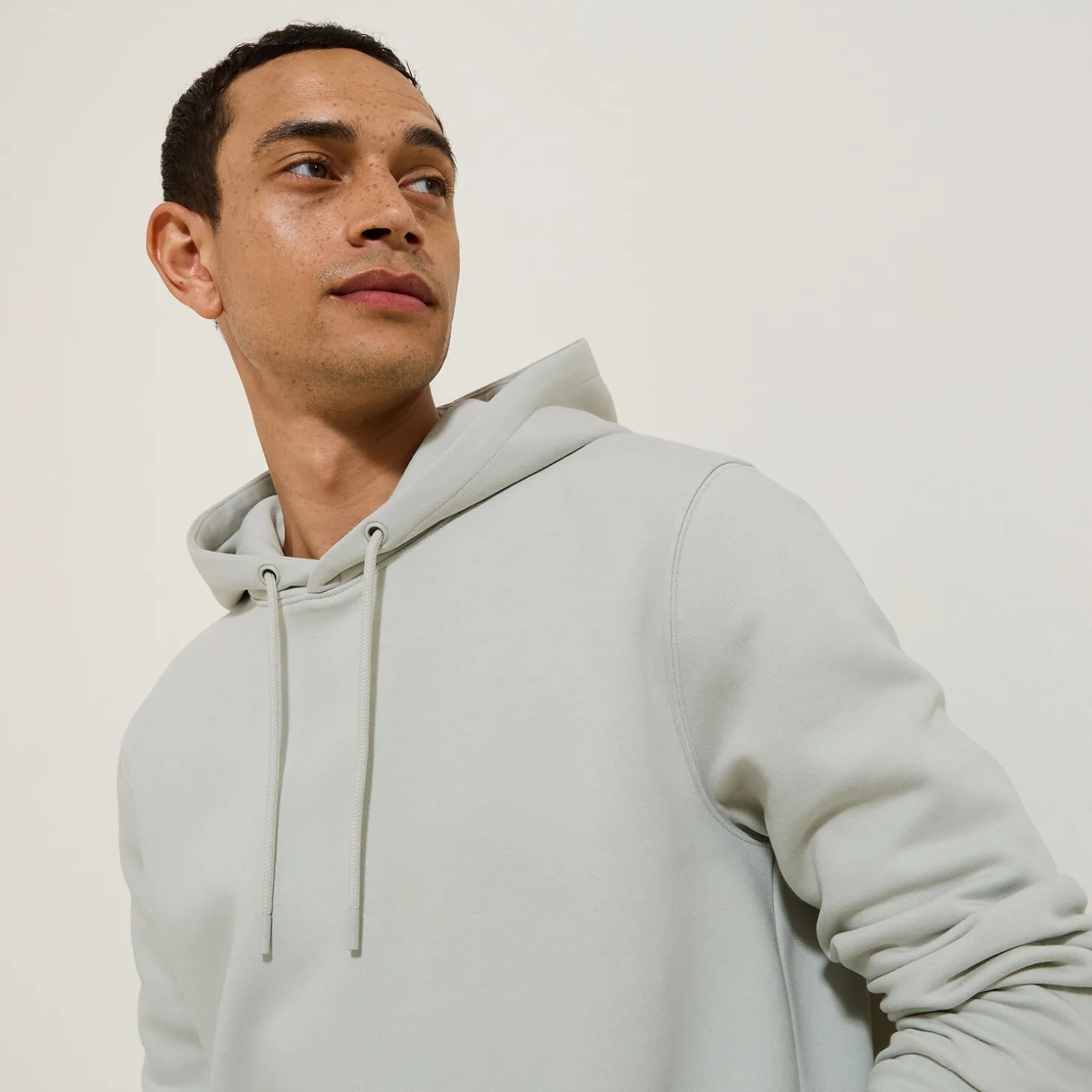 Cheap Effen sweater met kap Sweater