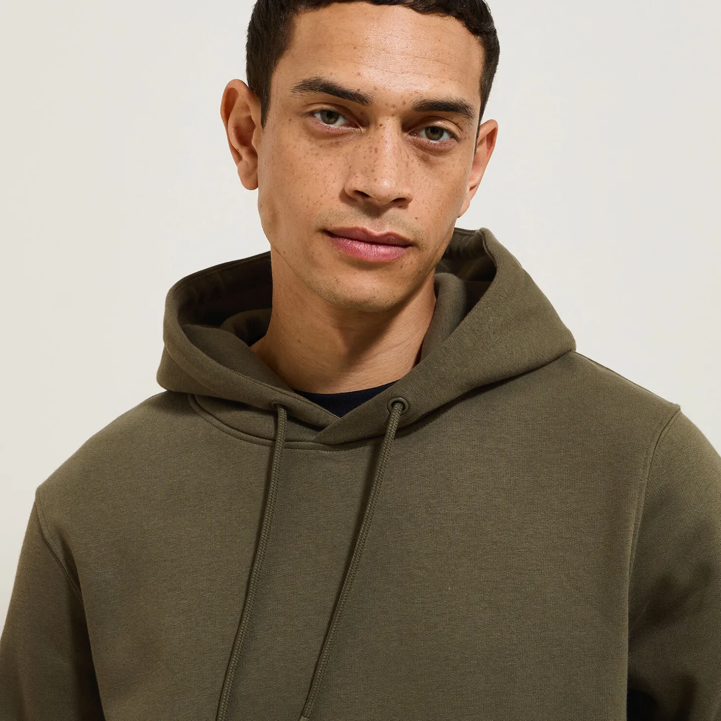 Fashion Effen sweater met kap Sweater