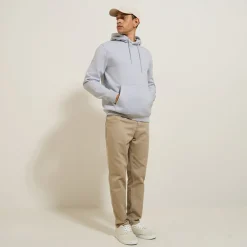 Online Effen sweater met kap Sweater