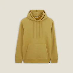 Shop Effen sweater met kap Sweater