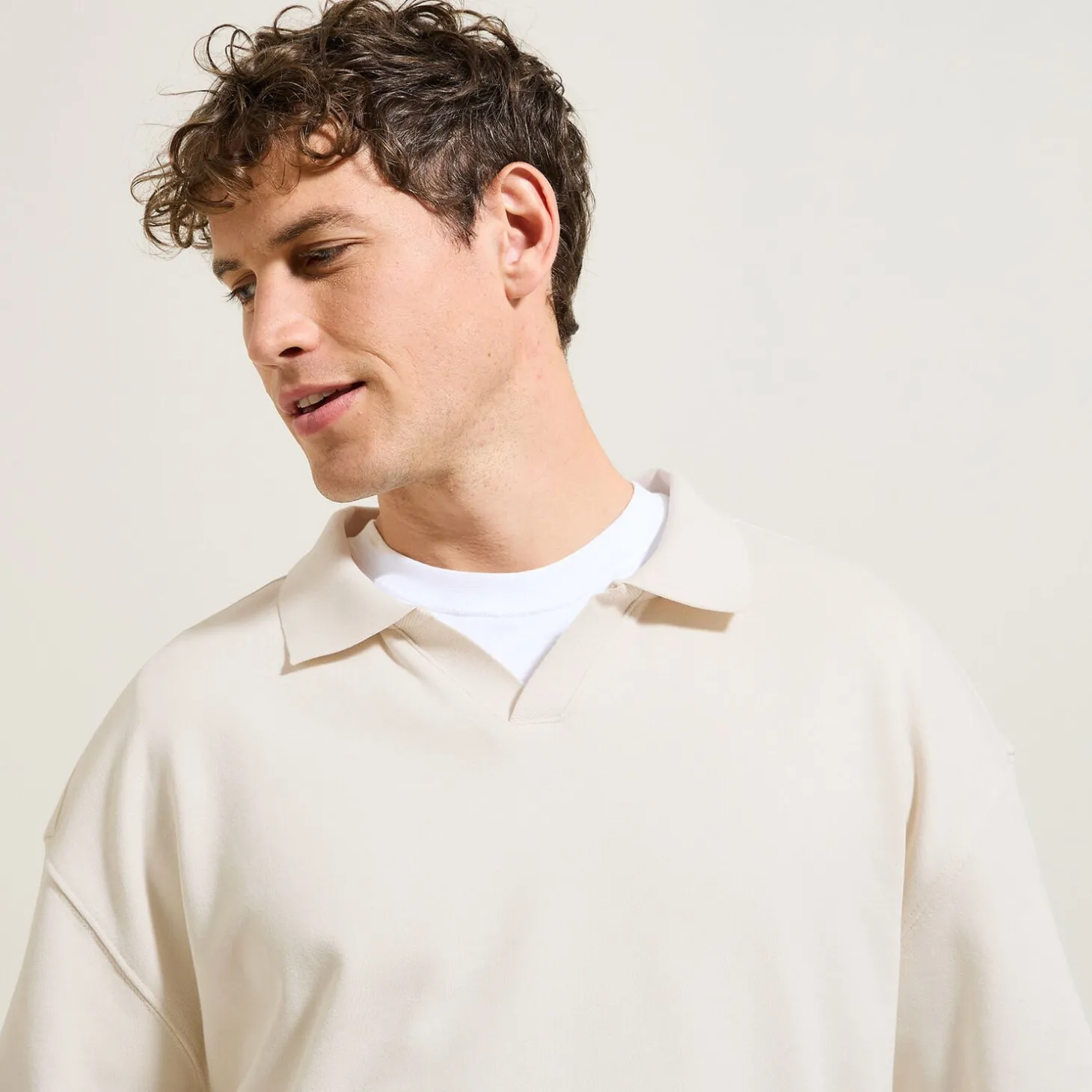 Cheap Effen sweater met resortkraag Sweater