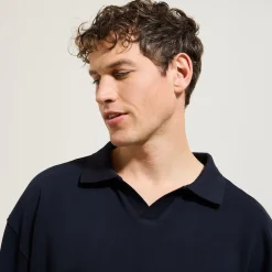 Best Effen sweater met resortkraag Sweater