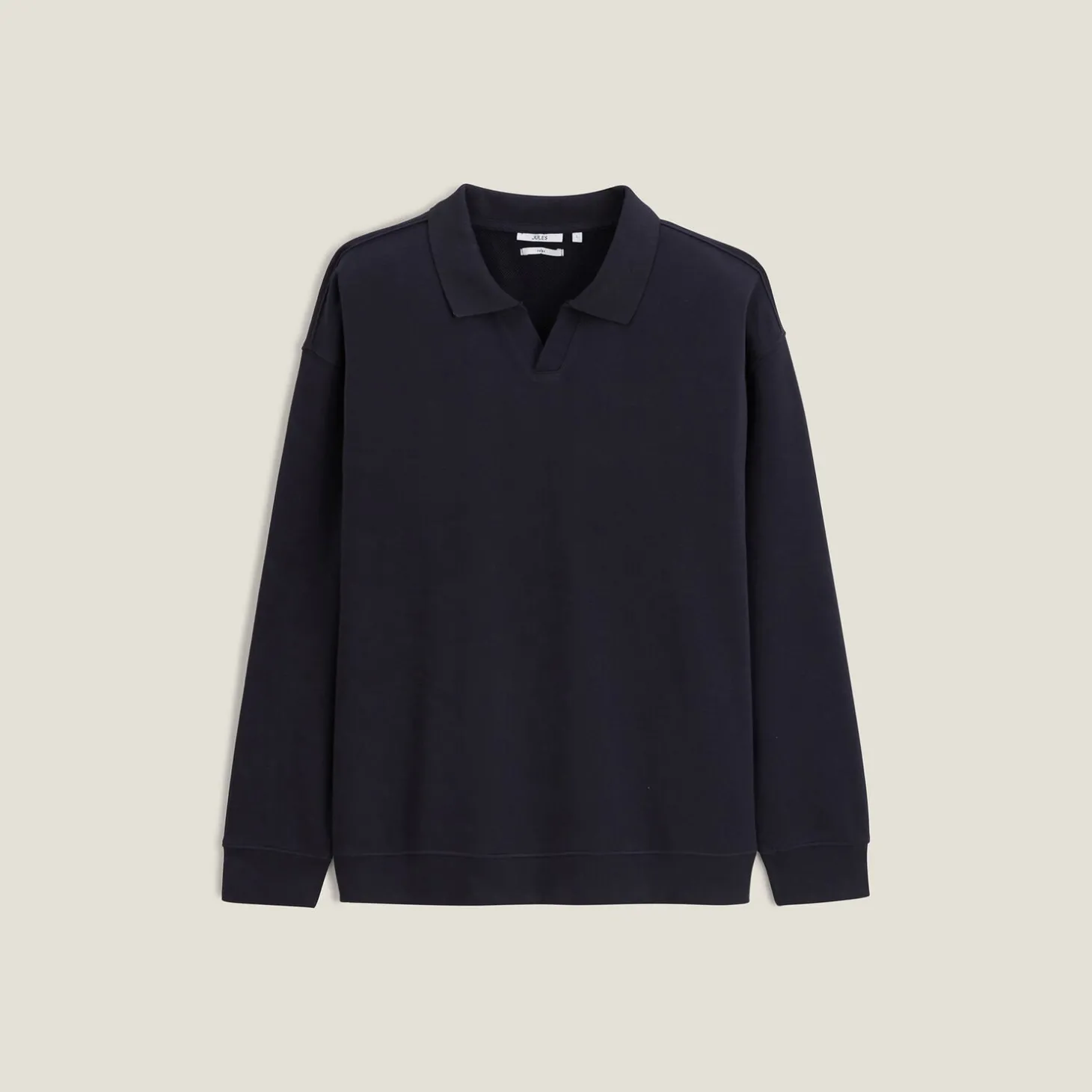 Best Effen sweater met resortkraag Sweater