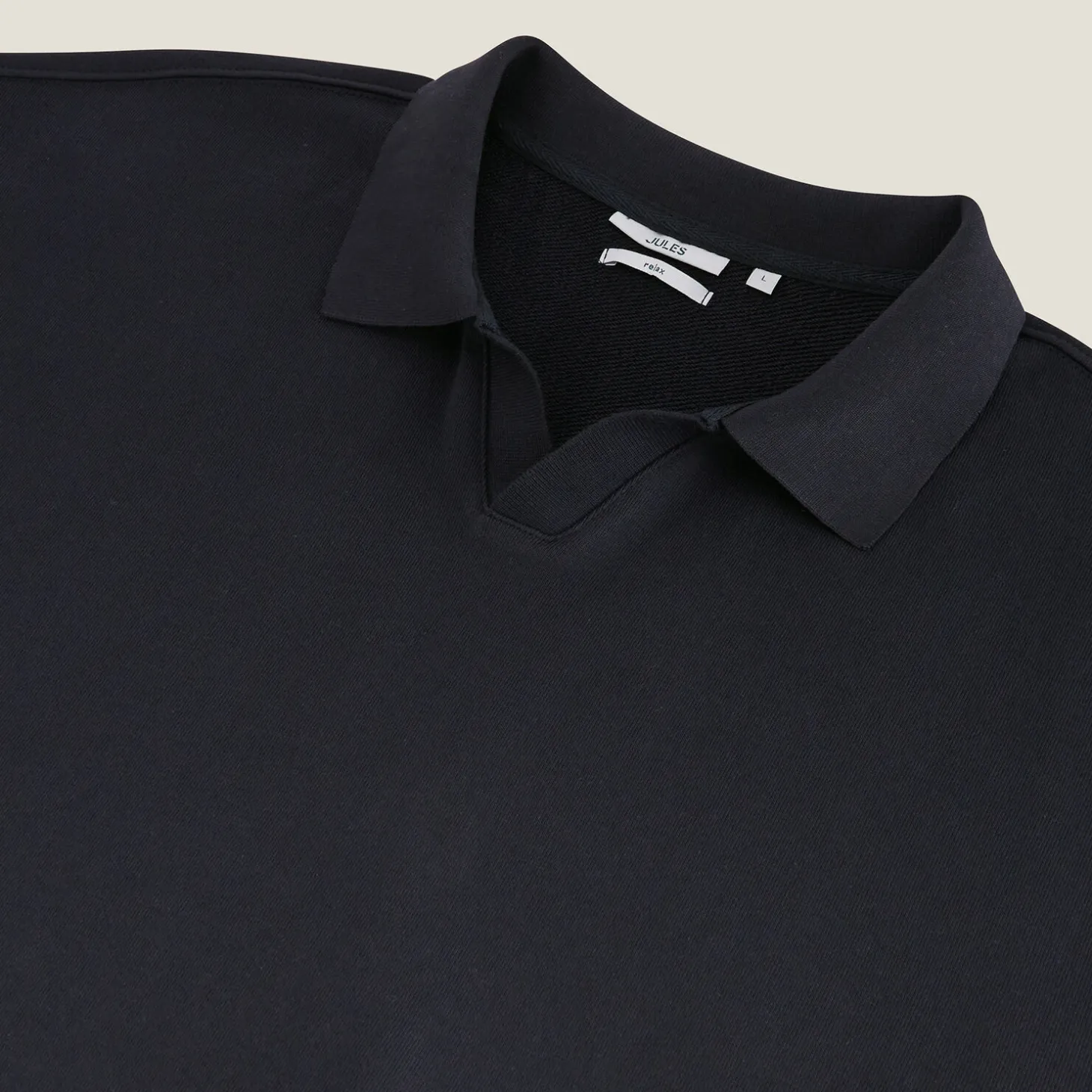 Best Effen sweater met resortkraag Sweater