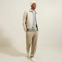 Clearance Effen sweater met ronde hals in tricot Sweater