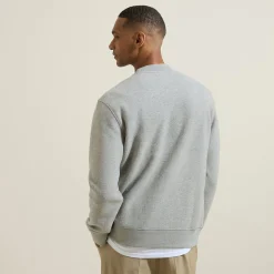 Clearance Effen sweater met ronde hals in tricot Sweater