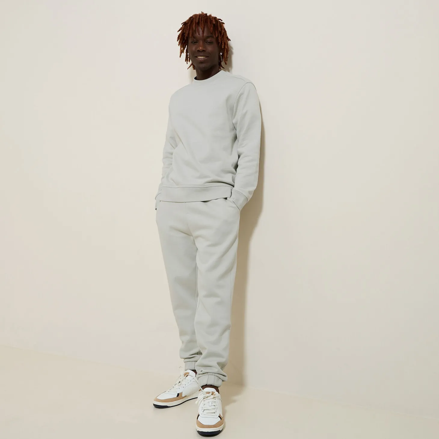 Fashion Effen sweater met ronde hals Sweater