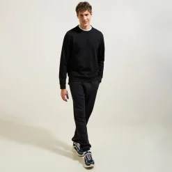 Clearance Effen sweater met ronde hals Sweater