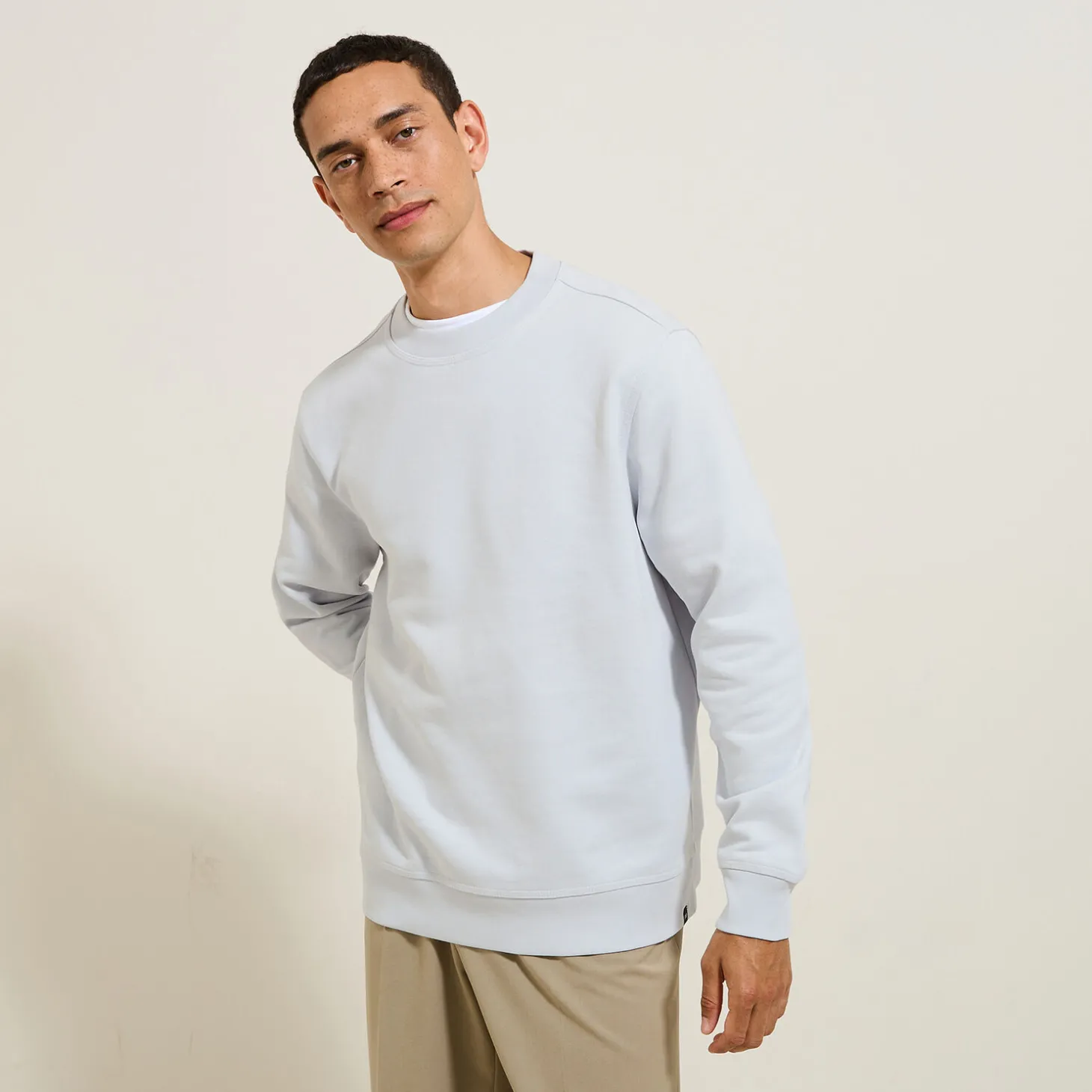 Cheap Effen sweater met ronde hals Sweater