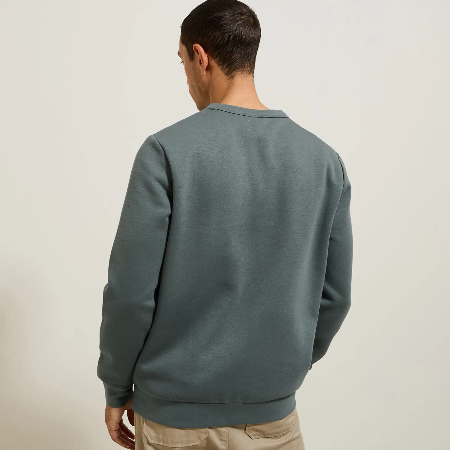 Best Sale Effen sweater met ronde hals Sweater