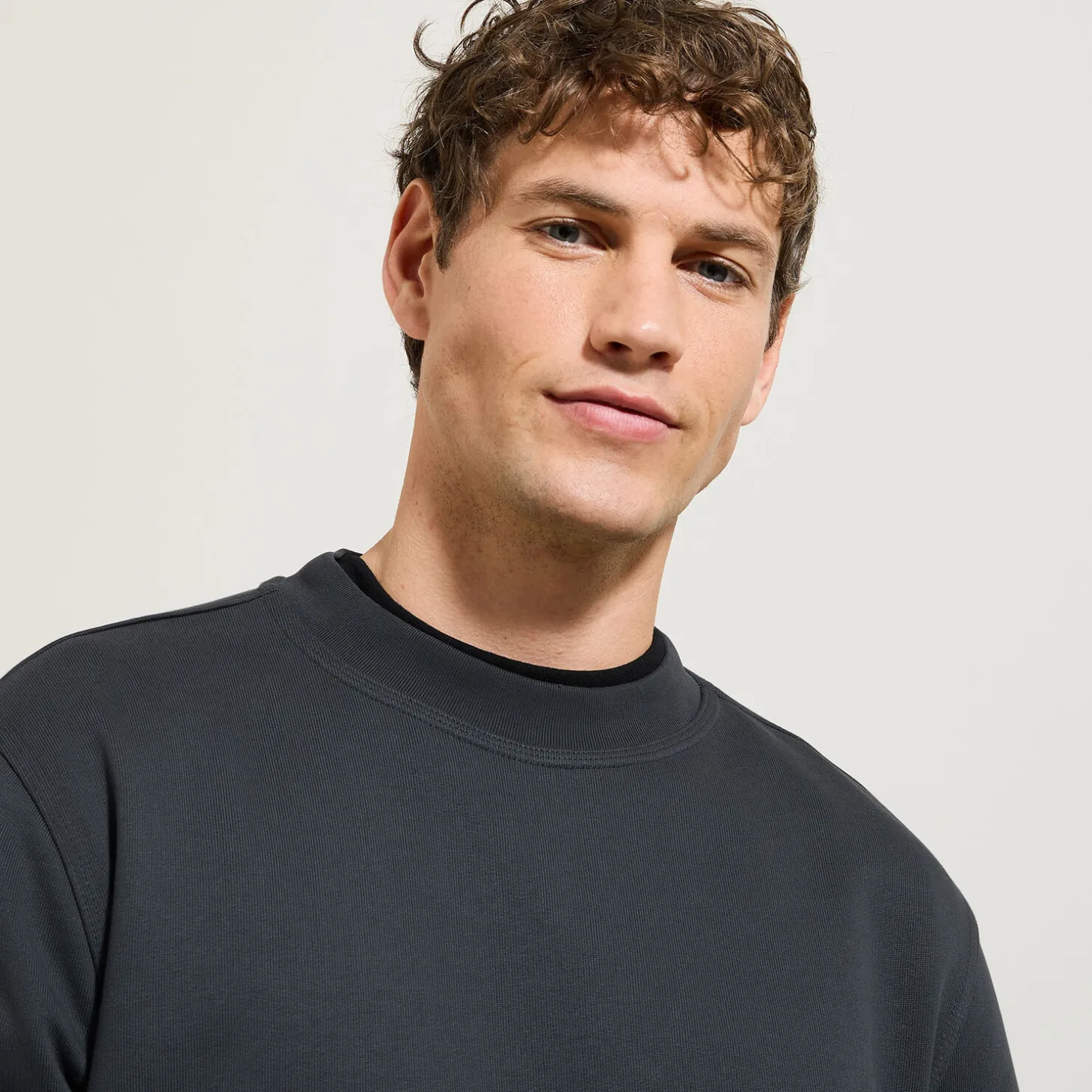 Best Sale Effen sweater met ronde hals Sweater