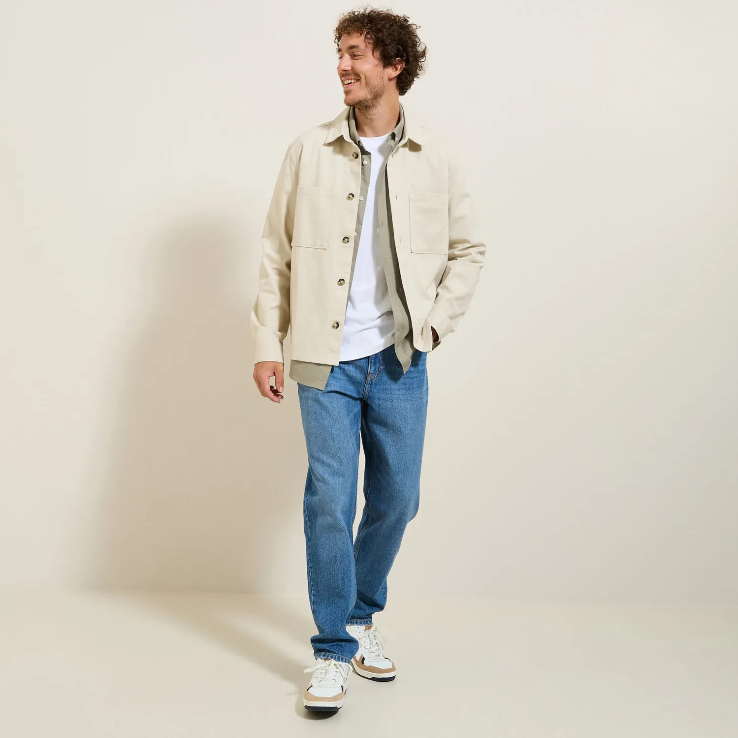 Best Elastaan overhemd in Oxford katoen Overhemd