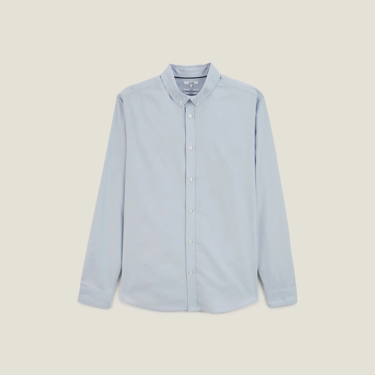 New Elastaan overhemd in Oxford katoen Overhemd