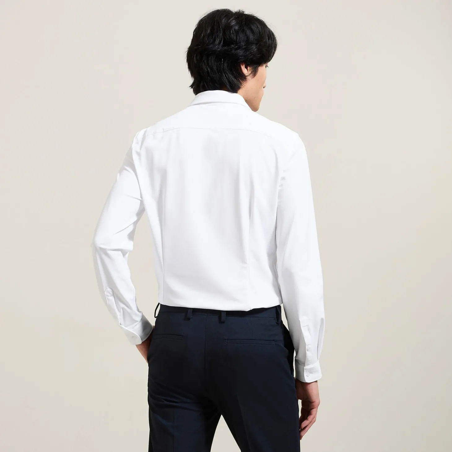 Shop Extra slim fit polyamide elastaan overhemd Formele Overhemden|Overhemd