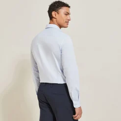 Flash Sale Extraslim effen hemd in gerecyclede polyamide Formele Overhemden|Overhemd