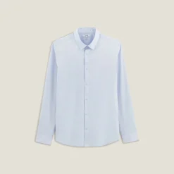 Flash Sale Extraslim effen hemd in gerecyclede polyamide Formele Overhemden|Overhemd