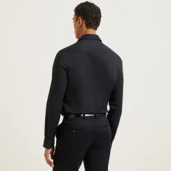 Discount Extraslim effen hemd in gerecyclede polyamide Formele Overhemden|Overhemd